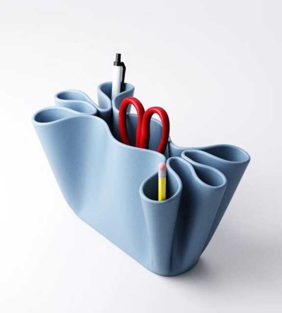 Personalized Gift UK Desk Organizer Modern Pen Holder Minimalist Vanity Brushes Caddy Unique Stationery Storage Aesthetic Accessory - image 1
