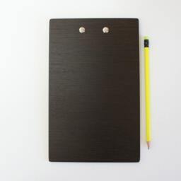 Wenge Veneered A5 Clipboard Wooden Office Gift - thumbnail 2