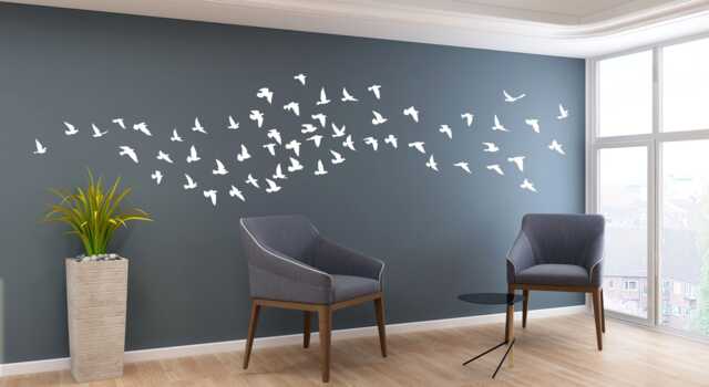 Sale Bird Silhouettes Wall Decals - Nursery Decor - image 1