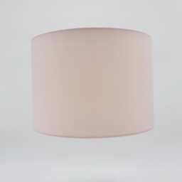 Powder Pink Plain Cotton Lampshade, Handmade Fabric Lamp Shade, Drum Oval Empire Or Candle Clip, Ceiling Pendant Table - thumbnail 3