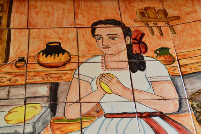 35 Pieces Mexican Tile Wall Mural - image 1