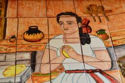 35 Pieces Mexican Tile Wall Mural