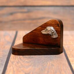 Azawakh - Wooden Candlestick With Dog, Souvenir, Decoration, Limited Edition, Collection - thumbnail 2