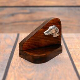 Azawakh - Wooden Candlestick With Dog, Souvenir, Decoration, Limited Edition, Collection - thumbnail 3
