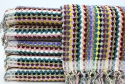 Turkish Towel, Throw Towel, Beach Towel, Bridemaid Towel, Rainbow Towel, 40''x67'', Gift Towel, Wedding Towel, Shower Towel, Handwoven Towel, Mo015D - thumbnail 1