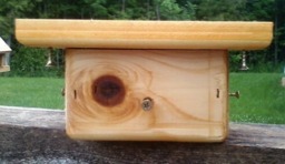 Ceder Wood 4x4 Post Mount For Large Bird Feeders Or House - thumbnail 1