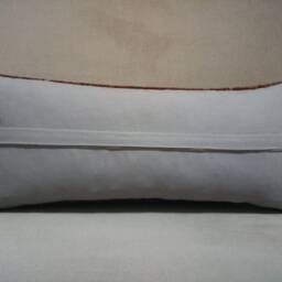Carpet Lumbar Pillow 8x20 Inches Anatolian Turkish Slim Rug Cover Home Decor Pillow - thumbnail 2