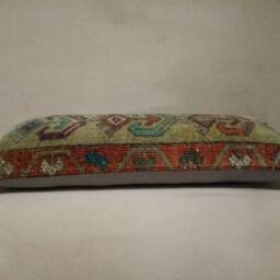 Carpet Lumbar Pillow 8x20 Inches Anatolian Turkish Slim Rug Cover Home Decor Pillow - thumbnail 3