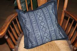 Cushion With Real Blue Print - Batik Of The Hmong Women in Northern Thailand - thumbnail 1