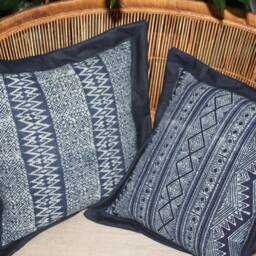 Cushion With Real Blue Print - Batik Of The Hmong Women in Northern Thailand - thumbnail 2
