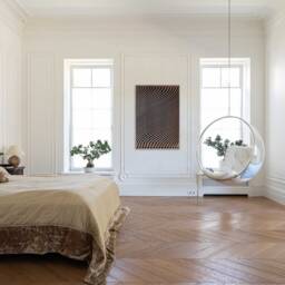 Sleek Ebony Color Carved Wall Decor - Eye Of Silence Theme, Perfect For Modern Homes - thumbnail 2