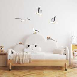 Seagull Wall Decal North Sea - Maritime Decor Crab Coast For Children's Room & Living Hand-Drawn Made in Germany - thumbnail 4
