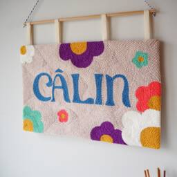 Punchneedle Personalised Nursery Wall Art - thumbnail 4