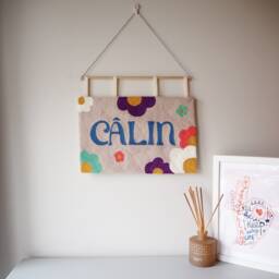 Punchneedle Personalised Nursery Wall Art - thumbnail 1