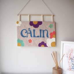 Punchneedle Personalised Nursery Wall Art - thumbnail 3