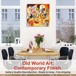 A. Gorky Water Of The Flowery Mill Large Abstract Wall Metal Art Print Masterpiece Reproduction On Metal, Modern Fine For Home - thumbnail 1