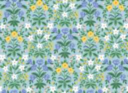 Floral Fitted Crib Sheet Soft Cotton Botanical Baby Bedding - thumbnail 1