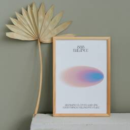 Angel Number 888 Gradient Print Aura Energy Spiritual Art - thumbnail 2