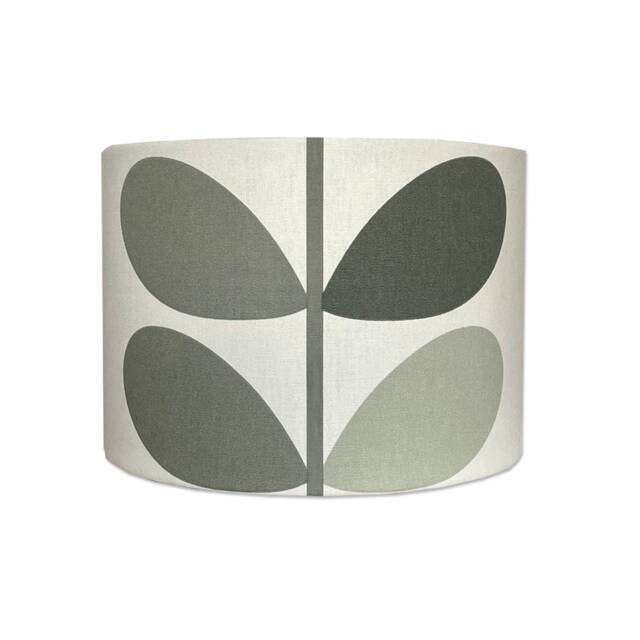 Lampshades Handmade in Multi Stem Warm Grey Fabric Various Sizes Free Delivery - image 1