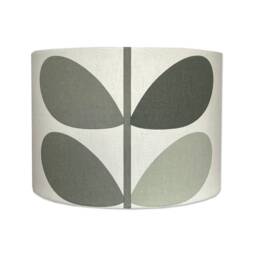 Lampshades Handmade in Multi Stem Warm Grey Fabric Various Sizes Free Delivery - thumbnail 2