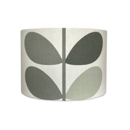 Lampshades Handmade in Multi Stem Warm Grey Fabric Various Sizes Free Delivery - thumbnail 1