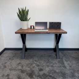 Solid Wood Handmade Rustic Office Desk Reclaimed - thumbnail 4