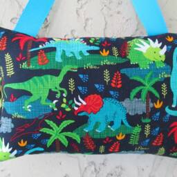 Personalized Tooth Fairy Pillow, Children's Keepsake, Custom Holder, Kids Gift, Dinosaur Pillow - thumbnail 2