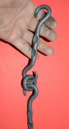 Lighting Chandelier Lamp Chain Wrought Iron Fuller S-Hooks & Rings, 18 - thumbnail 1
