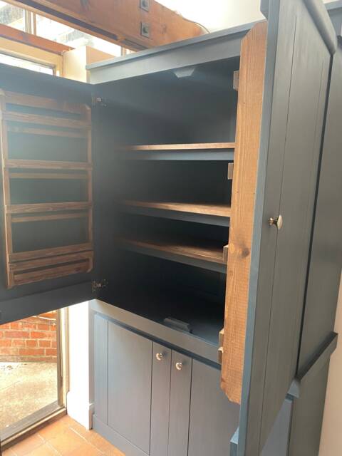 The Redditch Handcrafted Bespoke Custom Made To Order Pantry Larder Kitchen Cupboard Storage Deposit Available - image 1