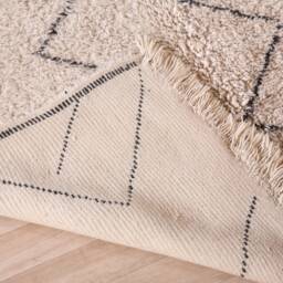 Authentic Moroccan Rug, Beni Ourain Rug 6x9 Ft - thumbnail 4