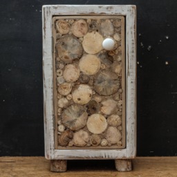 Driftwood Free Standing Cabinet Rustic Bedside Table, Cornwall UK - thumbnail 1