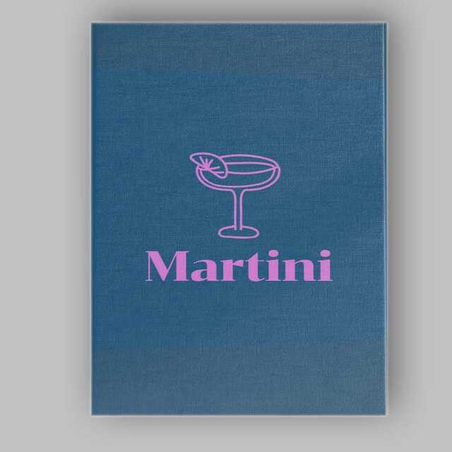 Minimalist Neon Martini Cocktail Glass Bar Illustration Canvas Wall Art Print Decor Picture Ready To Hang - image 1