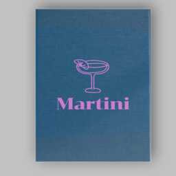 Minimalist Neon Martini Cocktail Glass Bar Illustration Canvas Wall Art Print Decor Picture Ready To Hang - thumbnail 1
