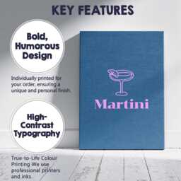 Minimalist Neon Martini Cocktail Glass Bar Illustration Canvas Wall Art Print Decor Picture Ready To Hang - thumbnail 2
