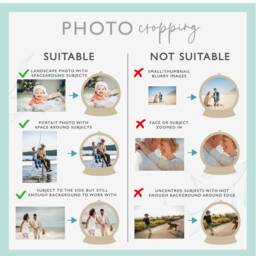Personalised First Christmas As Mummy & Daddy - Bauble Photo Decoration - thumbnail 3