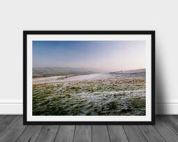 Baildon Wall Art - Landscape Photography Home Decor Gift Print Living Room Print Frost On Moor Bradford - thumbnail 1