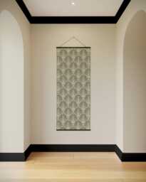 Art Deco Fan Tapestry - Wall Hanging Unique - thumbnail 1