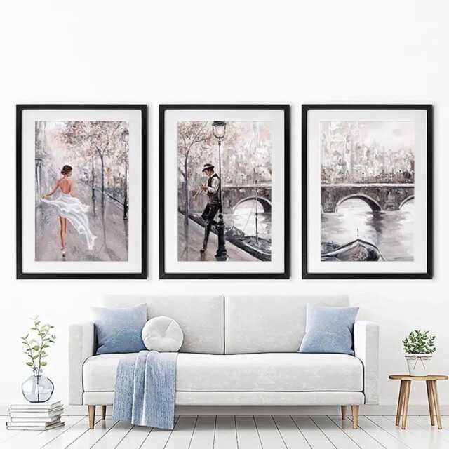 Breathless Paris Flair Framed Art Print Trio - image 1