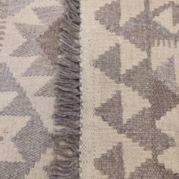 Natural Khodrang Kilim Runner, Handmade Artisan Afghan Turkish Wool Runner Rug 288x77 cm - thumbnail 3