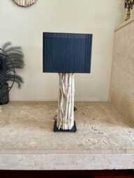 Driftwood Table Lamp, Bedside Lamp, Coastal Light Fixture