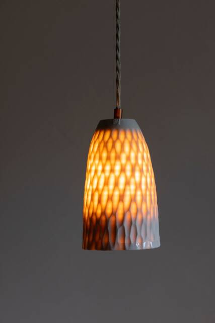 "Porcelain Pendant Lamp ""Meda Convex" - image 1