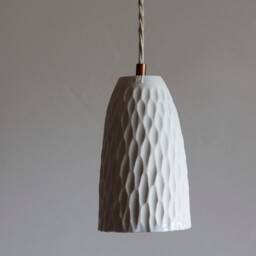 "Porcelain Pendant Lamp ""Meda Convex" - thumbnail 2