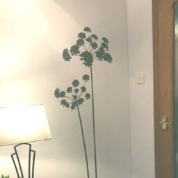 Flower Wall Sticker, Living Room Decor, Art, Decal, Wall Home Decor - thumbnail 3