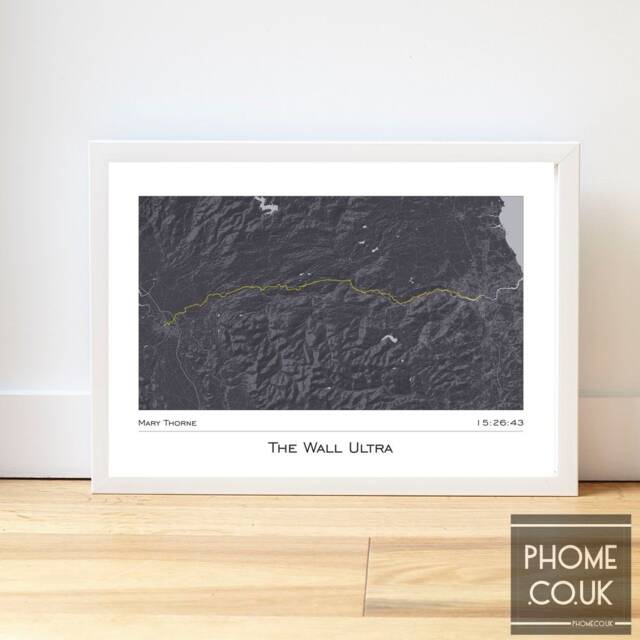 The Wall - Ultra Marathon Finisher's Print Gifts For Runners - image 1