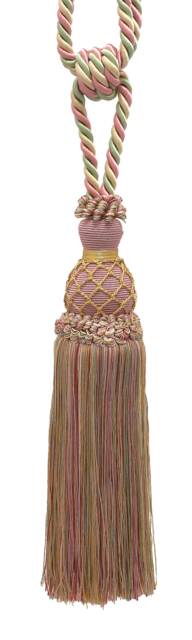 "D??copro Curtain & Drapery Tassel Tieback, Length 10"" - 25cm, Spread 30" - image 1