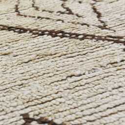 Summer Sale Vintage Beni Ourain Berber Runner 200 X 100 cm, Runner, Moroccan Rug - thumbnail 3