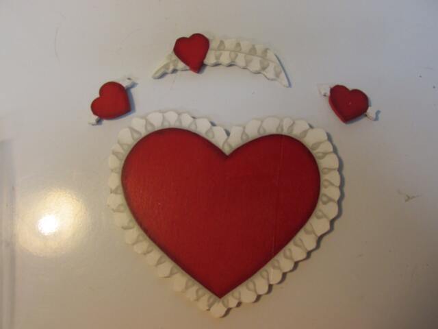 Valentine Welcome Heart Outfit Door/Wall Decor - image 1