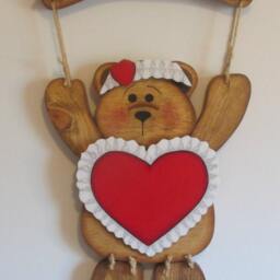 Valentine Welcome Heart Outfit Door/Wall Decor - thumbnail 2