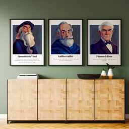 Galileo Galilei Quote Poster Astronomy Historical Icon - thumbnail 2