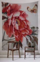 Japan Floral - Wall Tapestry Tapestry Hangings Wanderlust Bohemian Home Decor Dorm T#55